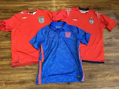 Official England Football Shirt Bundle X 3 Size XL • £49