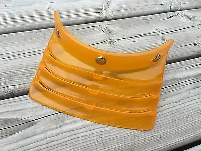 Oldschool Bmx Mx Helmet Visor Snap Snaps Leader Clear Orange Fits Haro Hutch Gt • $17.99