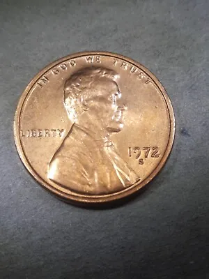 1972 S  Lincoln Memorial Cent BU / MS / UNC. Free Shipping! Uncirculated! • $1.75