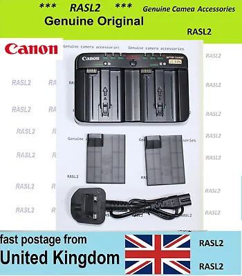 Genuine CANON Charger LC-E4N LP-E4N EOS 1DX 1DS Mk3 MKIII 1DC EOS 1D IV MK4 • £79.95
