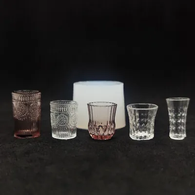 1:12 Scale Dollhouse Kitchen Miniature Wine Cup Tableware Silicone Mold Handmade • $5.99