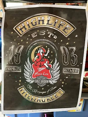 Vintage Miller High Life Poster • $17.50