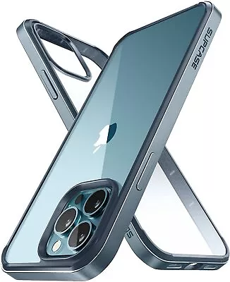 For IPhone 13 Pro Max SUPCASE Slim Metal Frame Case Transparent Back Cover UK • £16.99