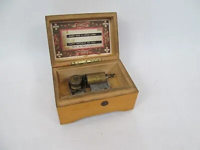 Reuge? Vtg Switzerland Music Box Happy Birthday To You Parts Only • $24.99