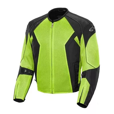 Joe Rocket Phoenix 6.0 Mens Textile Motorcycle Jacket Hi-Viz/Black • $106.58