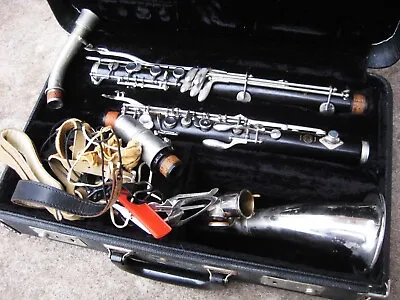 Shop Adjstd Selmer Paris France Professional Alto Clarinet Original Case Plateau • $2499