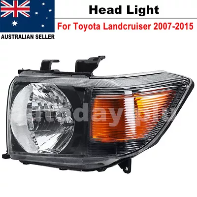 LH Left Side Head Light For Toyota Landcruiser VDJ70/76/78/79 Series 2007-2015 • $106.82