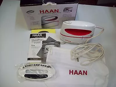 Haan Travel Sized Garment Steamer Remove Wrinkles Freshens Clothing Suit Dress  • $69.95