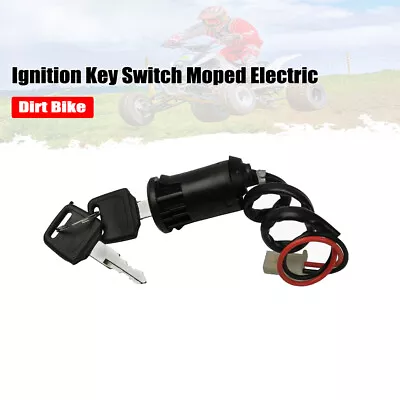 Ignition Key Switch Moped Electric Motorcycle 2 Wire On/Off ATV Dirt Bike • $8.99