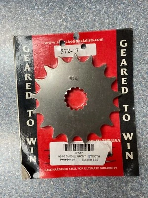 $15.95 • Buy Sprocket Specialists 99-05 SV650/S Front Sprocket 572-17