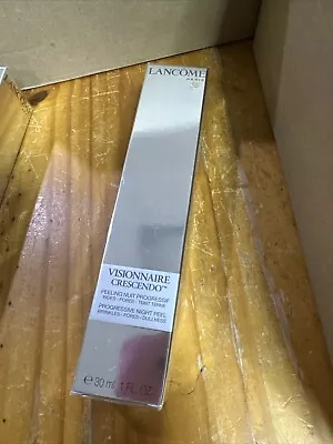 Lancome Visionnaire Crescendo 2 Phase Progressive Night Peel 30ml BNIB SEALED • £20