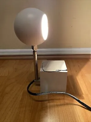 Lightolier Mid-Century Modern Desk Table Lamp  Telescoping Ball DAMAGE • $57