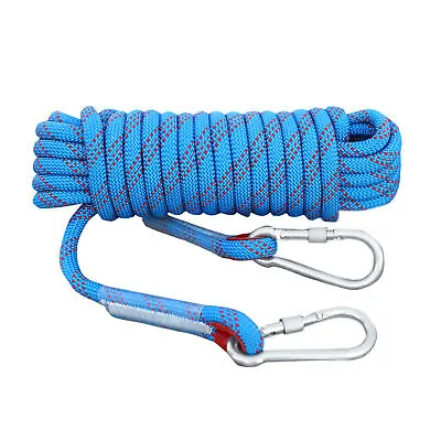 10mm  Climbing Rope 10M/20M/30M  Static Rapelling Rope For Fire K6I8 • $20.99