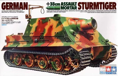 TAM35177 1:35 Tamiya Sturmtiger German Assault Mortar #35177 • $65.54