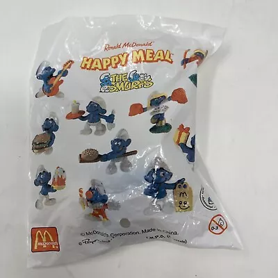 The Smurfs Ronald Mcdonald Happy Meal Unopened And Unused Toy 1998 • £6