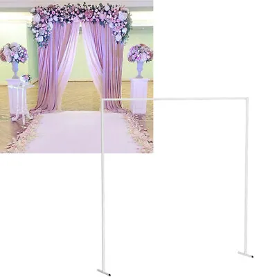 10FT DIY Adjustable Metal Heavy Duty Backdrop Stand Photography Background Stand • $63.93