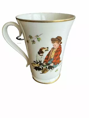 Norman Rockwell Gorham Collectable Limited Edition Mug 1984 “A Boy And His Dog” • $14.99