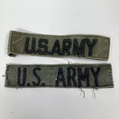 2 US ARMY Name Tape Patch Multicam Hook Loop Uniform OCP MC Camo • $7.50