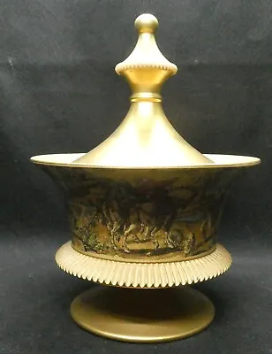 Hand Made Decoro Giotto Italy Florentine Lidded Urn - 22cm Tall • $65