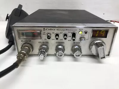 Cobra 25 LTD ST CB Radio Trucker Vintage Powers On Untested • $29.99