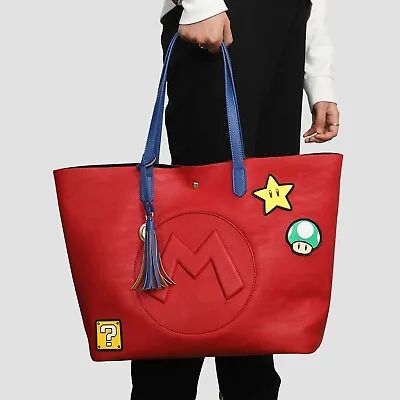 Super Mario Bros Patch Tote Bag • $55