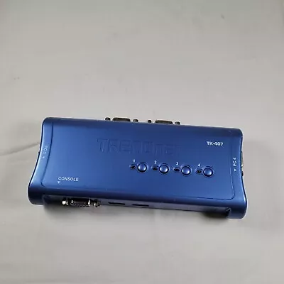 TRENDnet TK-407 4-Port USB KVM Switch • $14