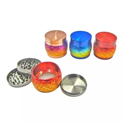 Extra Large Filter Part Metal Herb Grinder 60mm 4 Part Kitchen Spice Crusher • £12.99