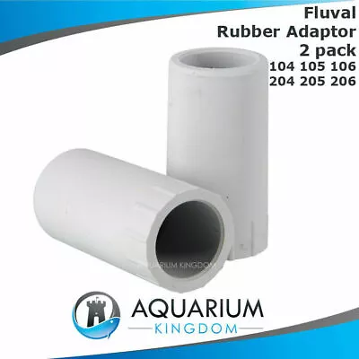 #A20016 Fluval Rubber Adaptor For Ribbed Hosing - 2 Pack 104 105 106 204 205 206 • $29.90