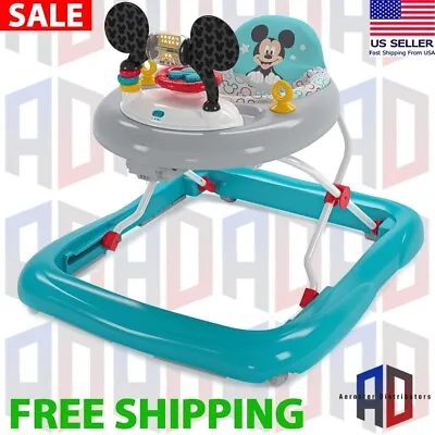 Baby Mickey Mouse Original Bestie 2-in-1 Infant Activity Walker Blue • $41.99