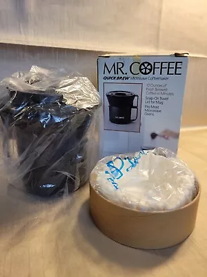 Mr Coffee Quick Brew Microwave Coffeemaker 10 Oz Travel Mug Complete QB1 NEW • $13.97