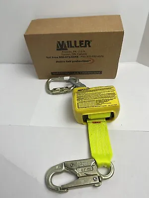 Miller 10 Ft. Retractable Lifeline Lanyard 310 Lb Cap. 8327 5AT15 W/ Carabiner • $59