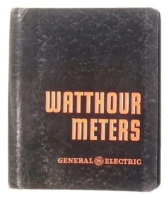 Vintage 1942 General Electric Watthour Meters Industrial Trade Catalog • $49.95