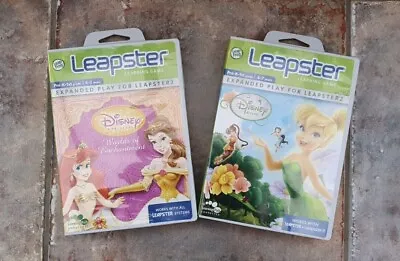Leapster - LeapFrog Game Bundle X 2 Disney Princess & Tinkerbell - Used  • £4
