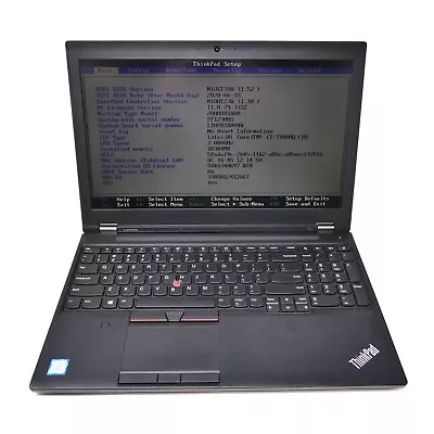 Lenovo ThinkPad P51 -15.6  Intel Core I7-7700HQ 16GB DDR4 512GB SSD NVIDIA No OS • $219.99