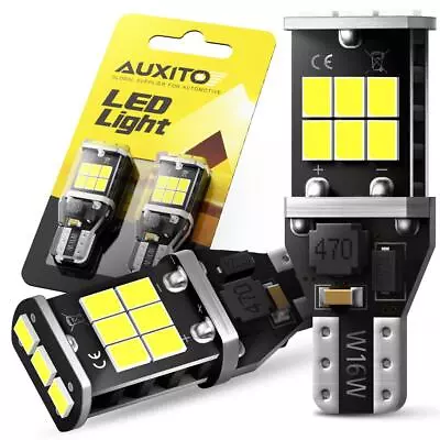 2x T15 W16W 15SMD CANBUS Error Free LED Car Reverse Back Light Bulbs 6500K White • $8.09