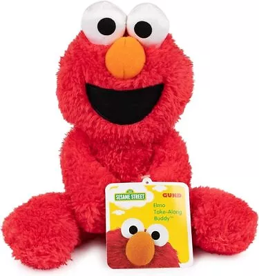 GUND Sesame Street Official Elmo Take Along Buddy Plush Premium Plush Toy For • $24