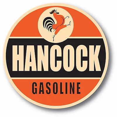 Hancock Gasoline Lubster Shell Marathon 66 Decal Gas Oil Can Pump Sticker • $3.49