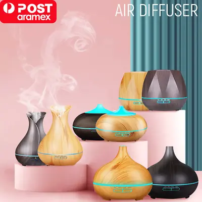 $20.99 • Buy LED Aroma Aromatherapy Diffuser Essential Oil Ultrasonic Air Humidifier Purifier