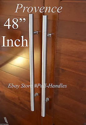 48  Front Pull Door Handles Ladder Stainless Steel Entry Entry Entrance Glass  • $180