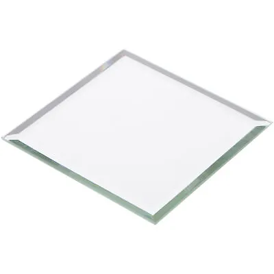 Plymor Square 3mm Beveled Glass Mirror 3.5 Inch X 3.5 Inch (Pack Of 2) • $5.44