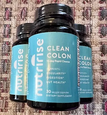 3-Pack Nutririse 15 Day Quick Colon Cleanse For Gut Health Healthy Digestion • $28