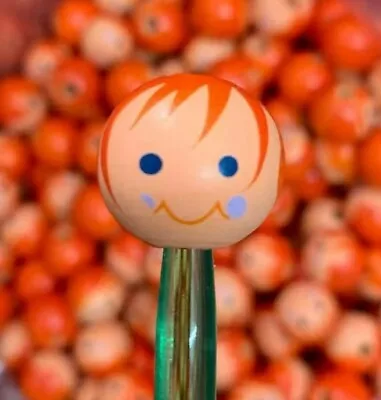 Doll Head Beads Pack 20 Ginger Angel Wooden 20 Mm Heads  Faces Hole 5 Mm W11 • £4.99