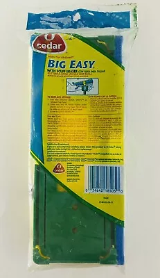 O Cedar Big Easy With Scuff Eraser Flat Sponge Mop Refill Super Absorbent Sponge • $15.85