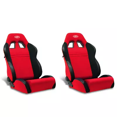 SAAS Universal Vortek Seats (2) Dual Recline Black/Red ADR Compliant • $660