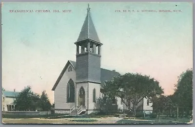 Vintage IDA MICHIGAN Evangelical Church Tinted F. L. A. MITCHELL DB C 1907 • $9.99
