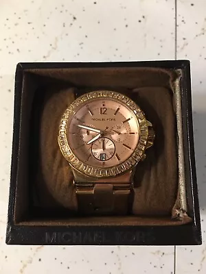 Michael Kors Womens Chronograph Dylan Rose Watch MK5412 • $85