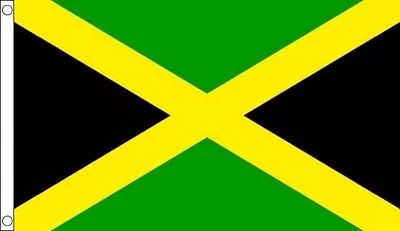 JAMAICA FLAG 5' X 3' Jamaican Flag Caribbean Flags  • £6