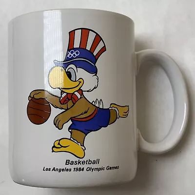 Sam The Olympic Eagle Basketball Los Angeles 1984 Olympics 12 Oz. Coffee Mug • $20