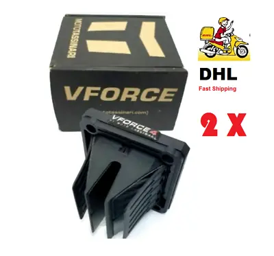 $66.99 • Buy 2x Banshee V Force 4 Reed Valve Cages YFZ 350 VForce Yamaha DHL Express Ship