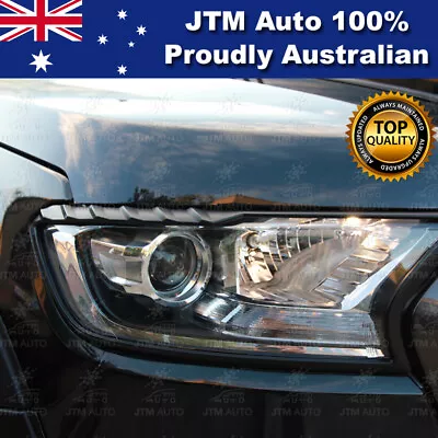 MATT Black Head Light Trim Cover Protector To Suit Ford Ranger PX2 PX3 2016-2021 • $40.50